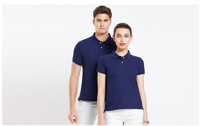 新款高品质冰离子纯棉polo衫定制