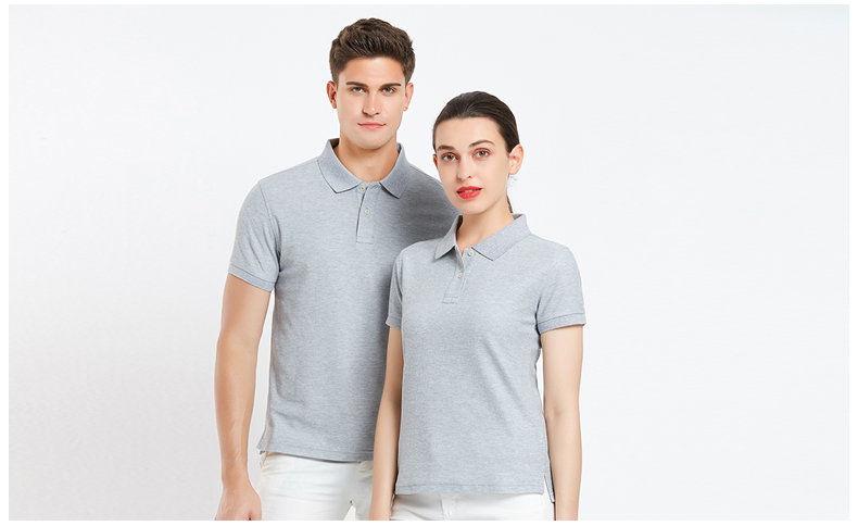 新款高品质冰离子纯棉polo衫定制